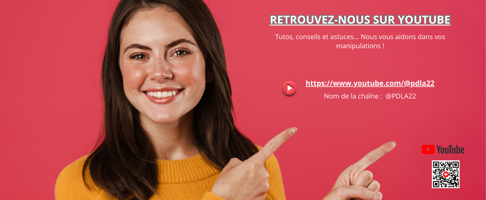 Ouverture de notre chaîne YouTube